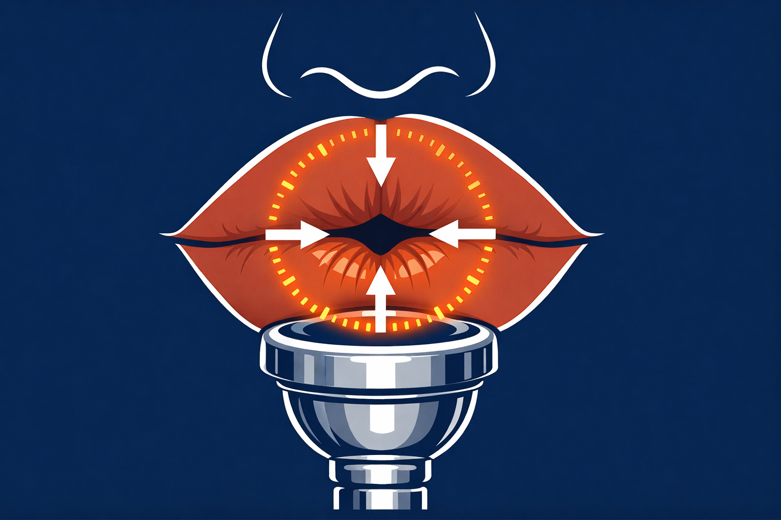 Visualisation en horloge du travail des commissures vers le centre